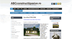 Desktop Screenshot of abcconstructiipasive.ro